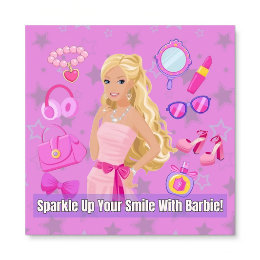 Barbie | Mini Square Dental Motivational & Reward Cards (6.5cm x 6.5cm)