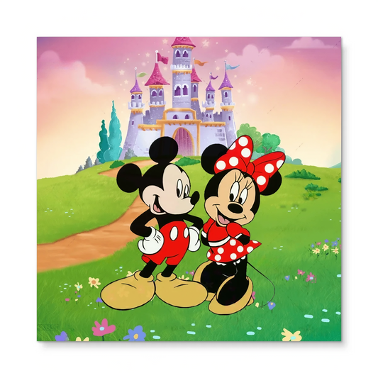 Minnie & Mickey Mouse | Mini Square Dental Motivational & Reward Cards (6.5cm x 6.5cm)