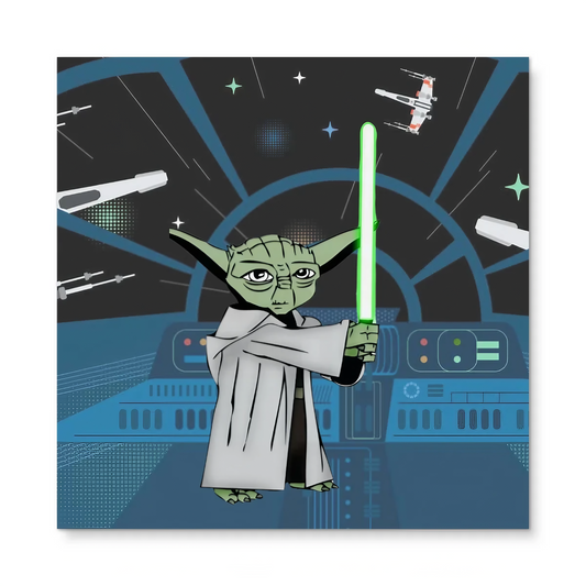 Yoda | Mini Square Dental Motivational & Reward Cards (6.5cm x 6.5cm)