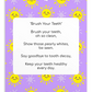 Toothbrushing Song Cards- Brush Your Teeth