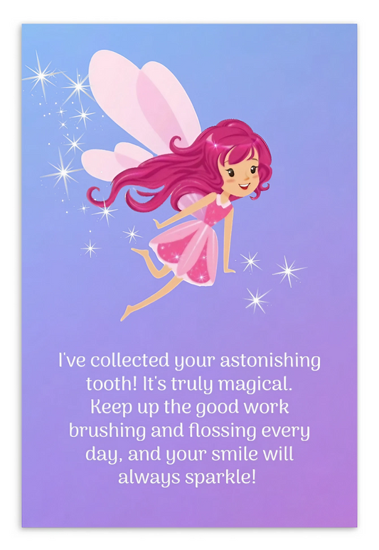 Tooth Fairy Thank You Cards-  I've Collected Your Astonishing Tooth!