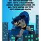 Batman | Dental Motivational & Reward Cards- Well Done For Brushing Your Teeth!