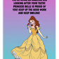 Princess Belle | Dental Motivational & Reward Cards- You're Doing An Amazing Job Looking After Your Teeth!