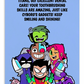 Teen Titans | Dental Motivational & Reward Cards- Titans, Go! Well Done! Your Toothbrushing Skills Are As Cool As Cyborg's Gadgets!
