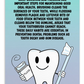 Oral Hygiene Cards- Daily Brushing And Flossing Are Important Steps For Maintaining Good Oral Health