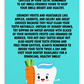 Oral Hygiene Cards- Sugary Foods And Drinks Can Cause Cavities In Your Teeth