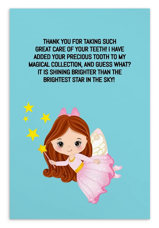 Tooth Fairy Thank You Cards- Thank You For Taking Such Great Care Of Your Teeth!