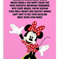 Minnie Mouse | Dental Motivational & Reward Cards- Wonderful Dental Care!