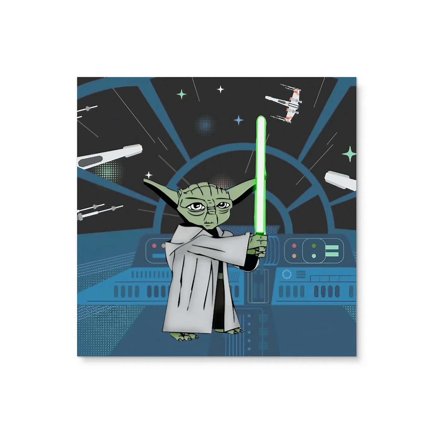 Yoda | Mini Square Dental Motivational & Reward Cards (6.5cm x 6.5cm)