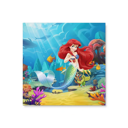 Princess Ariel | Mini Square Dental Motivational & Reward Cards (6.5cm x 6.5cm)