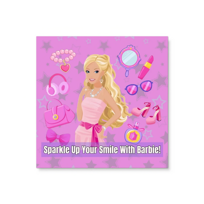 Barbie | Mini Square Dental Motivational & Reward Cards (6.5cm x 6.5cm)