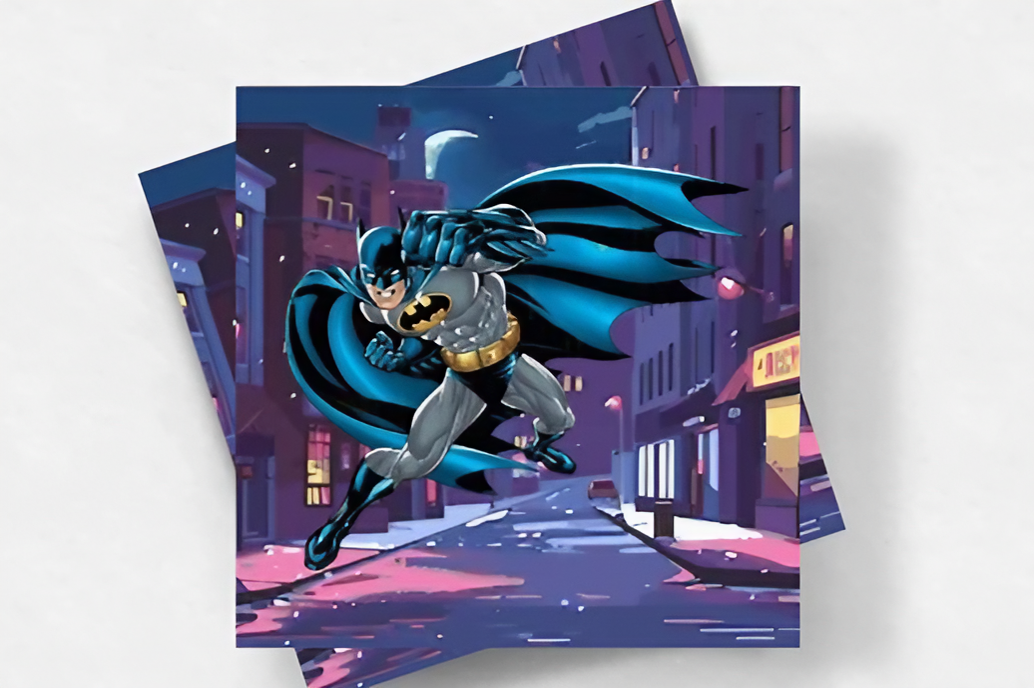 Batman | Mini Square Dental Motivational & Reward Cards (6.5cm x 6.5cm)