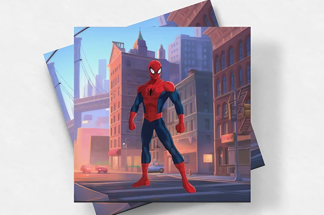 Spider-Man | Mini Square Dental Motivational & Reward Cards (6.5cm x 6.5cm)