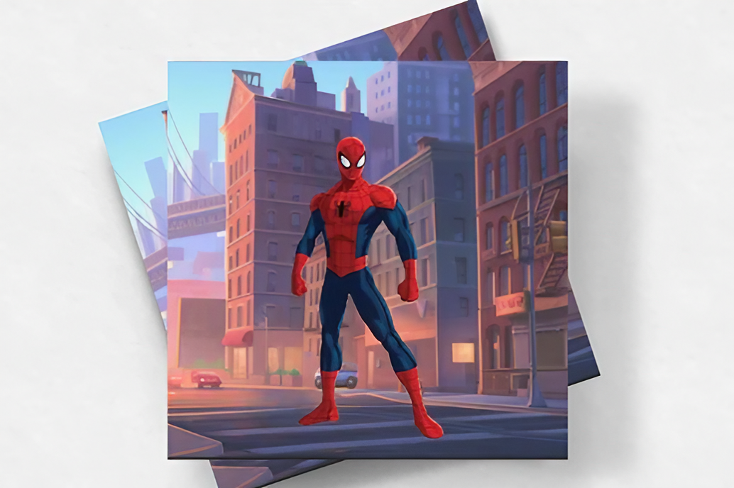 Spider-Man | Mini Square Dental Motivational & Reward Cards (6.5cm x 6.5cm)