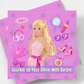 Barbie | Mini Square Dental Motivational & Reward Cards (6.5cm x 6.5cm)