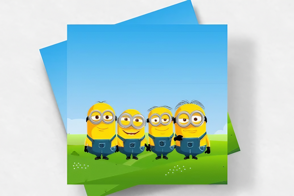 Minions | Mini Square Dental Motivational & Reward Cards (6.5cm x 6.5cm)