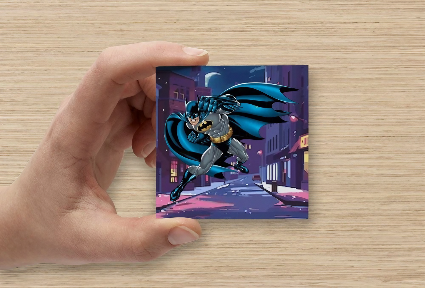 Batman | Mini Square Dental Motivational & Reward Cards (6.5cm x 6.5cm)