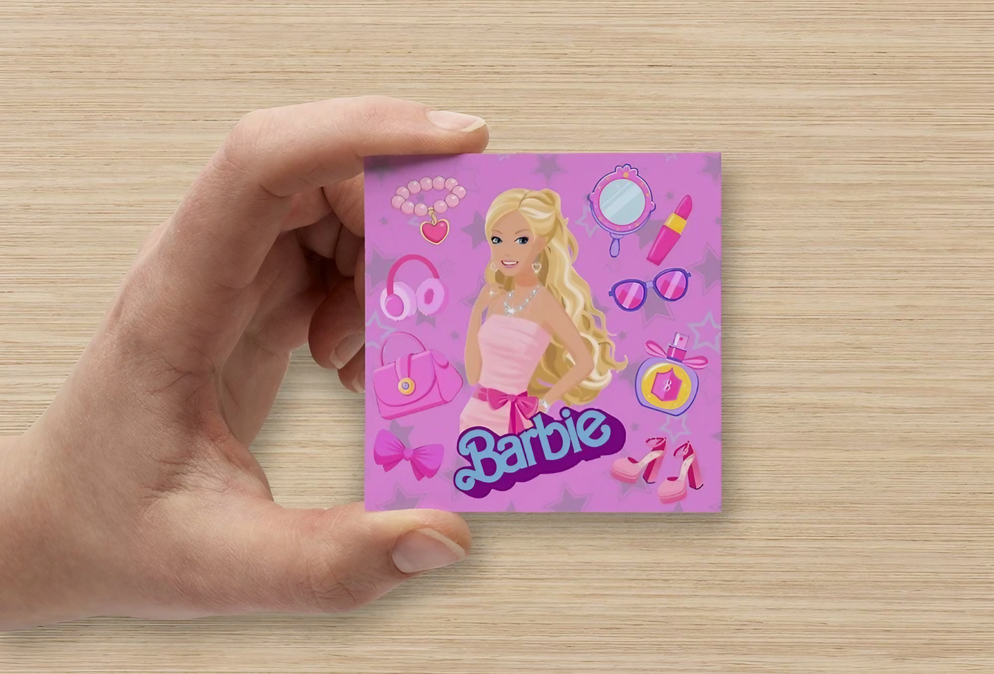 Barbie | Mini Square Dental Motivational & Reward Cards (6.5cm x 6.5cm)