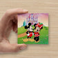 Minnie & Mickey Mouse | Mini Square Dental Motivational & Reward Cards (6.5cm x 6.5cm)