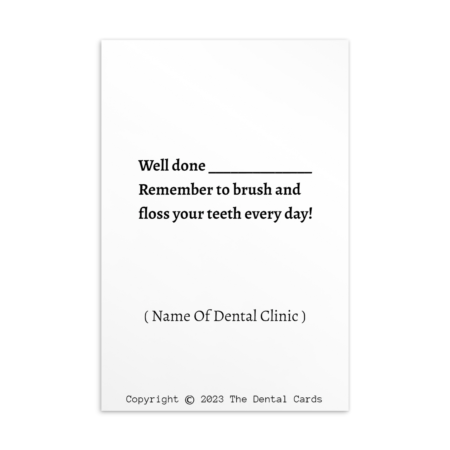 The Trolls | Dental Motivational & Reward Cards- High Five For Superb Dental Care!