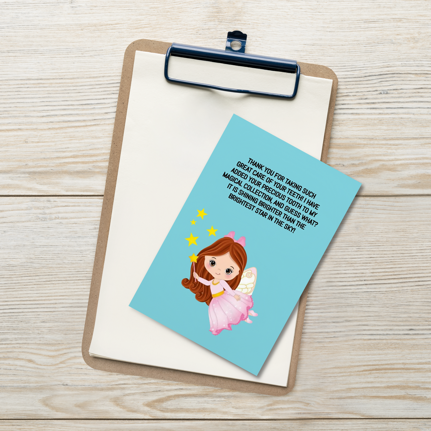 Tooth Fairy Thank You Cards- Thank You For Taking Such Great Care Of Your Teeth!