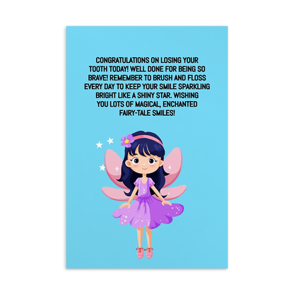 Tooth Fairy Thank You Cards-  Congratulations On Losing Your Tooth!