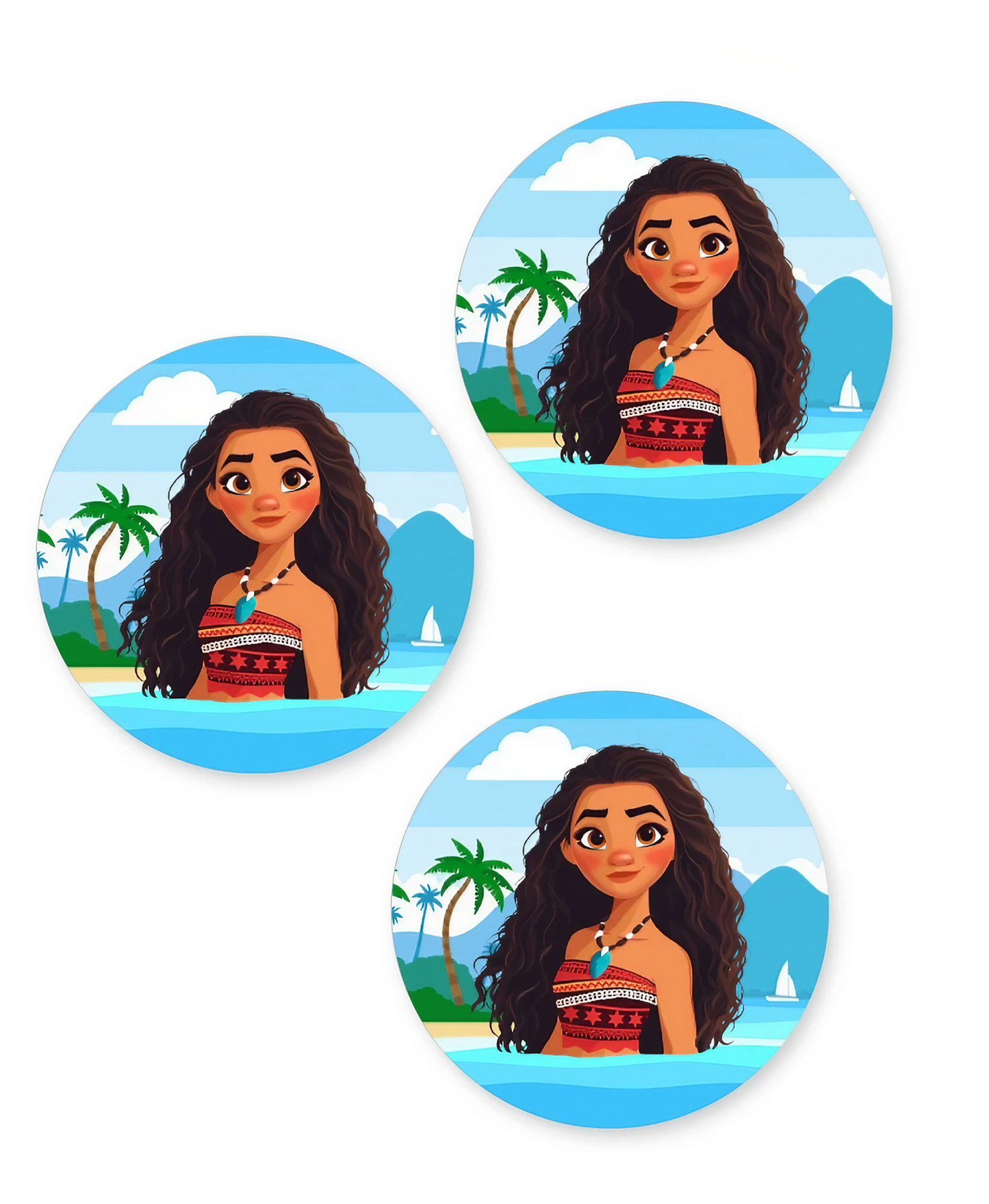 Princess Moana | Dental Stickers (Quantity 480)