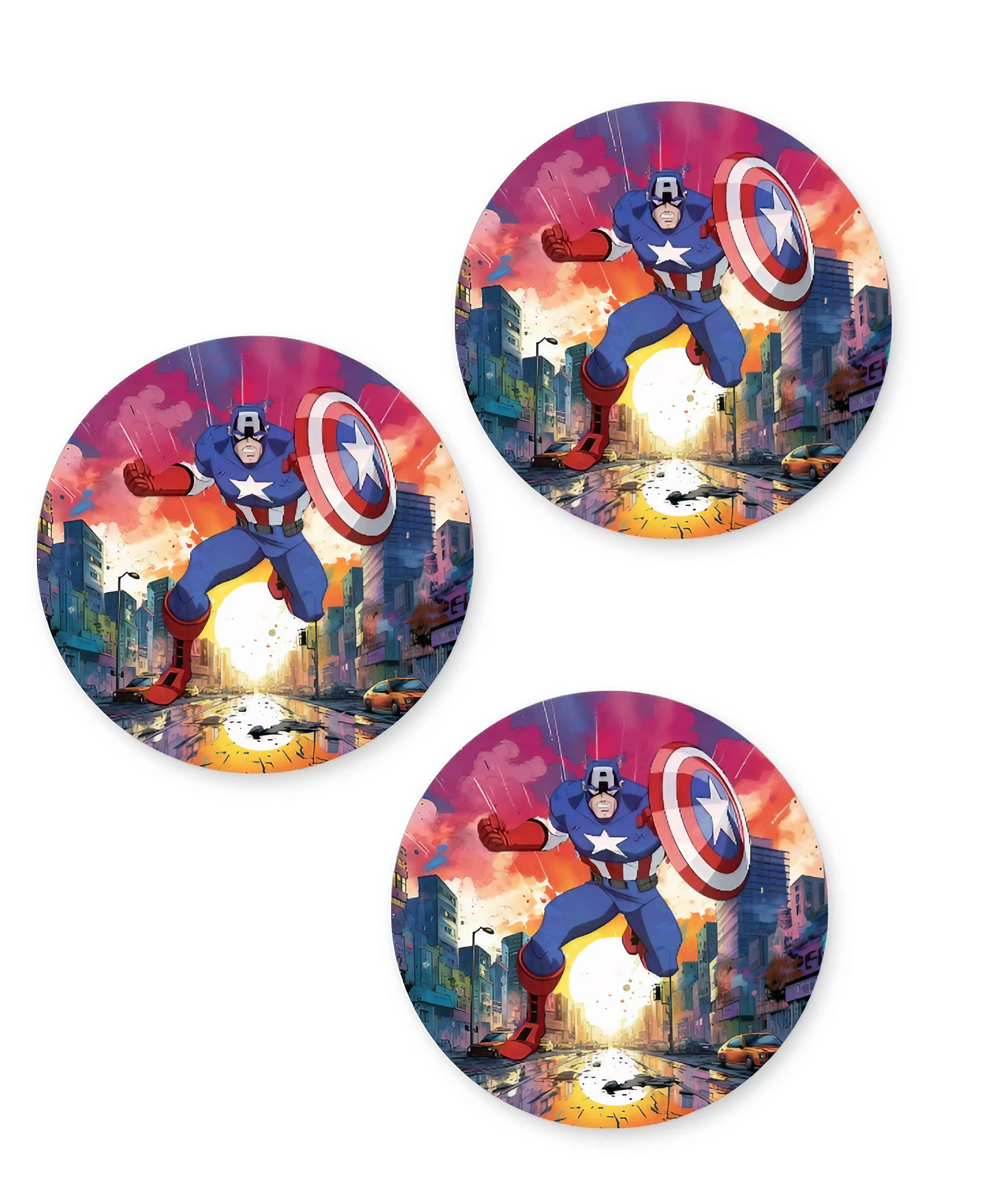 Captain America | Dental Stickers (Quantity 480)