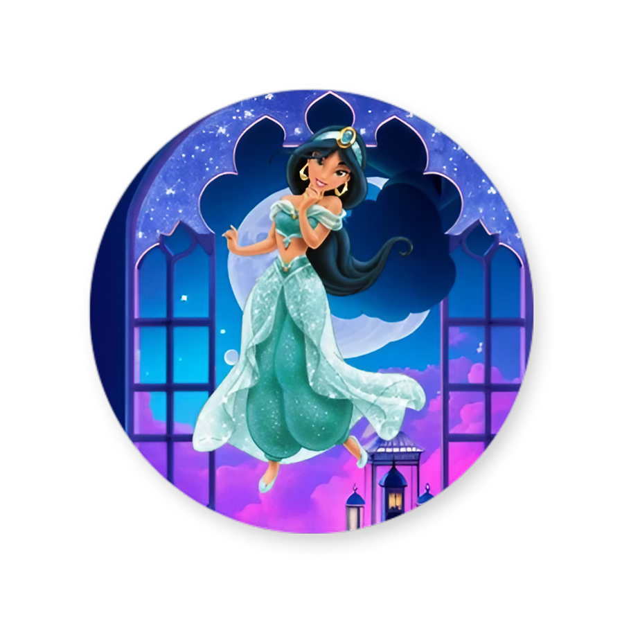 Princess Jasmine | Dental Stickers (Quantity 480)