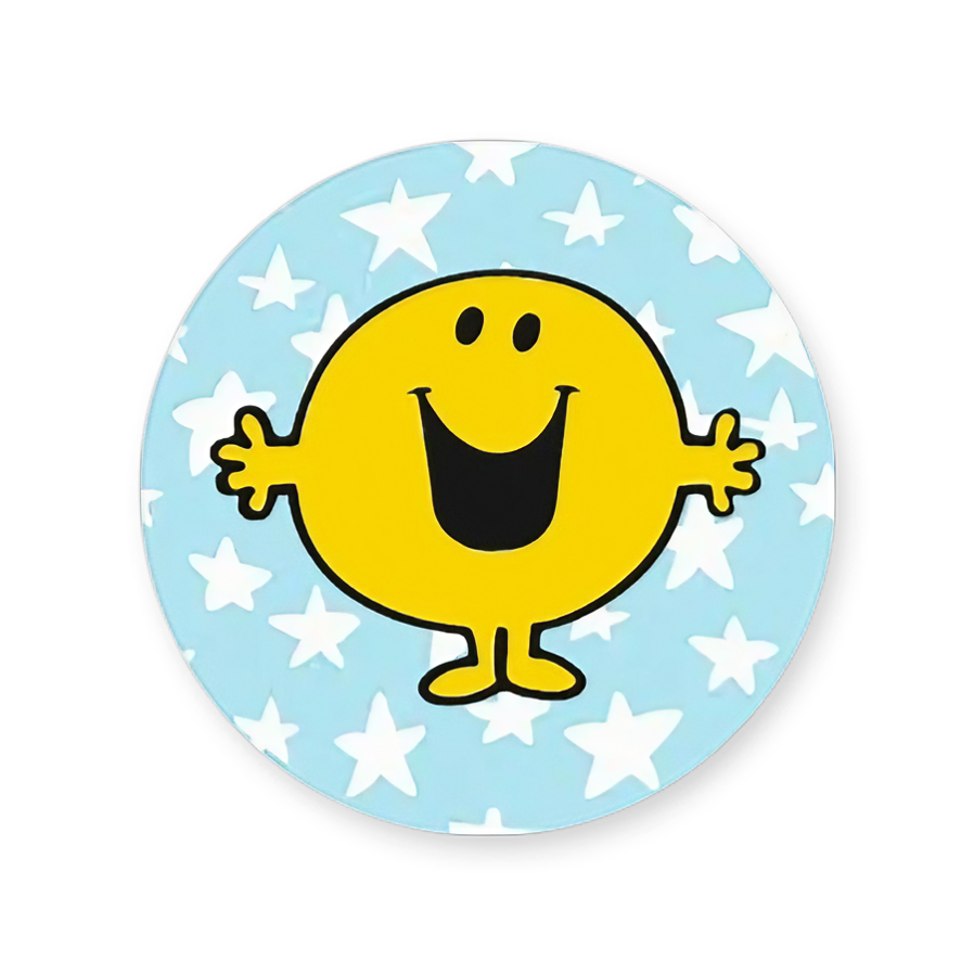 Mr Happy | Dental Stickers (Quantity 480)