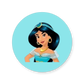 Princess Jasmine | Dental Stickers (Quantity 480)