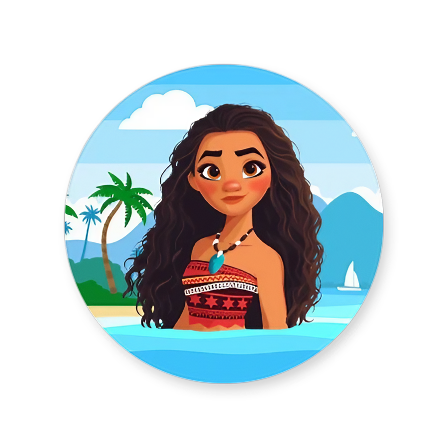 Princess Moana | Dental Stickers (Quantity 480)