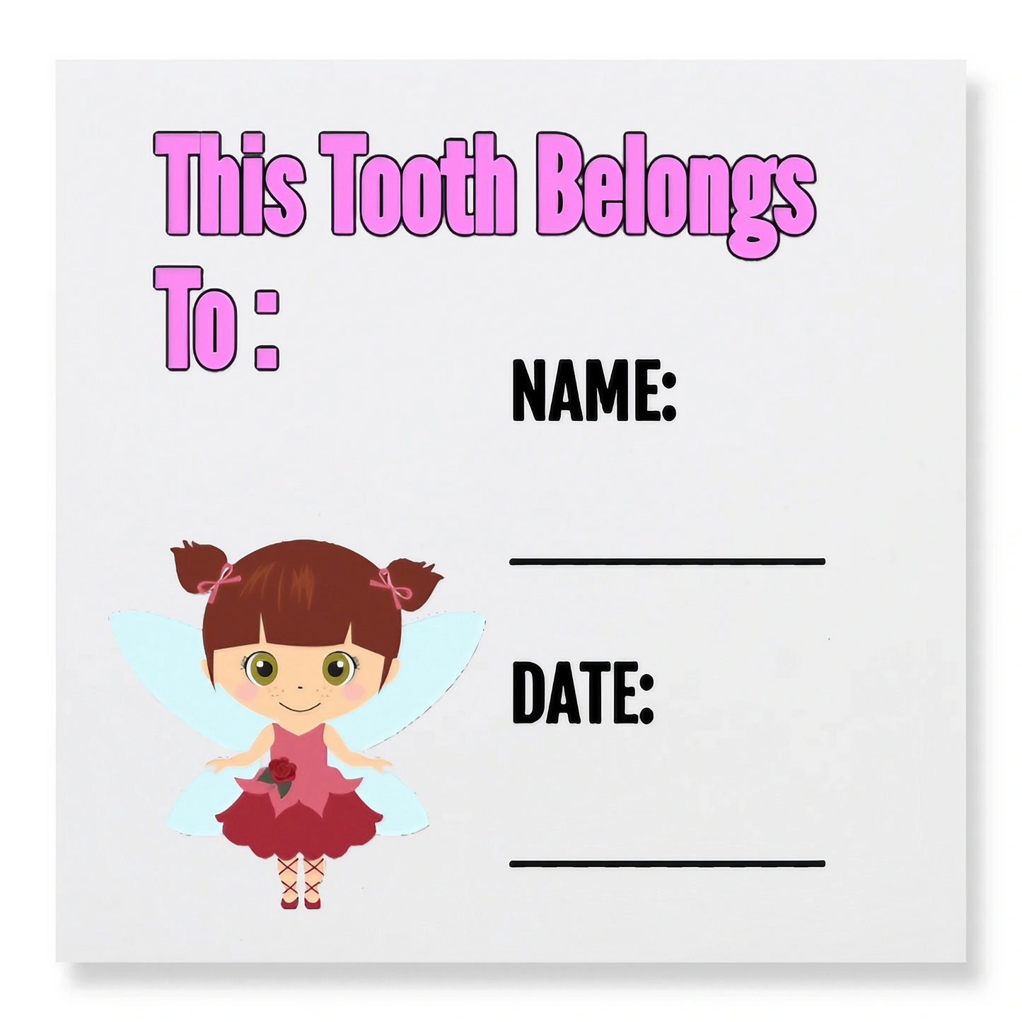 Tooth Fairy Envelopes -  Crystal Belleflower
