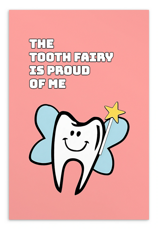 Dental Motivational & Reward Cards- The Tooth Fairy Is Proud Of Me