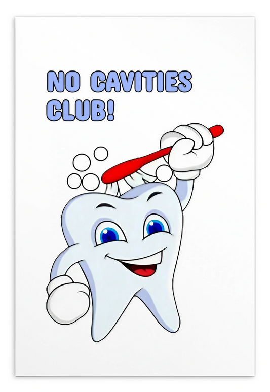Dental Motivational & Reward Cards- No Cavities Club