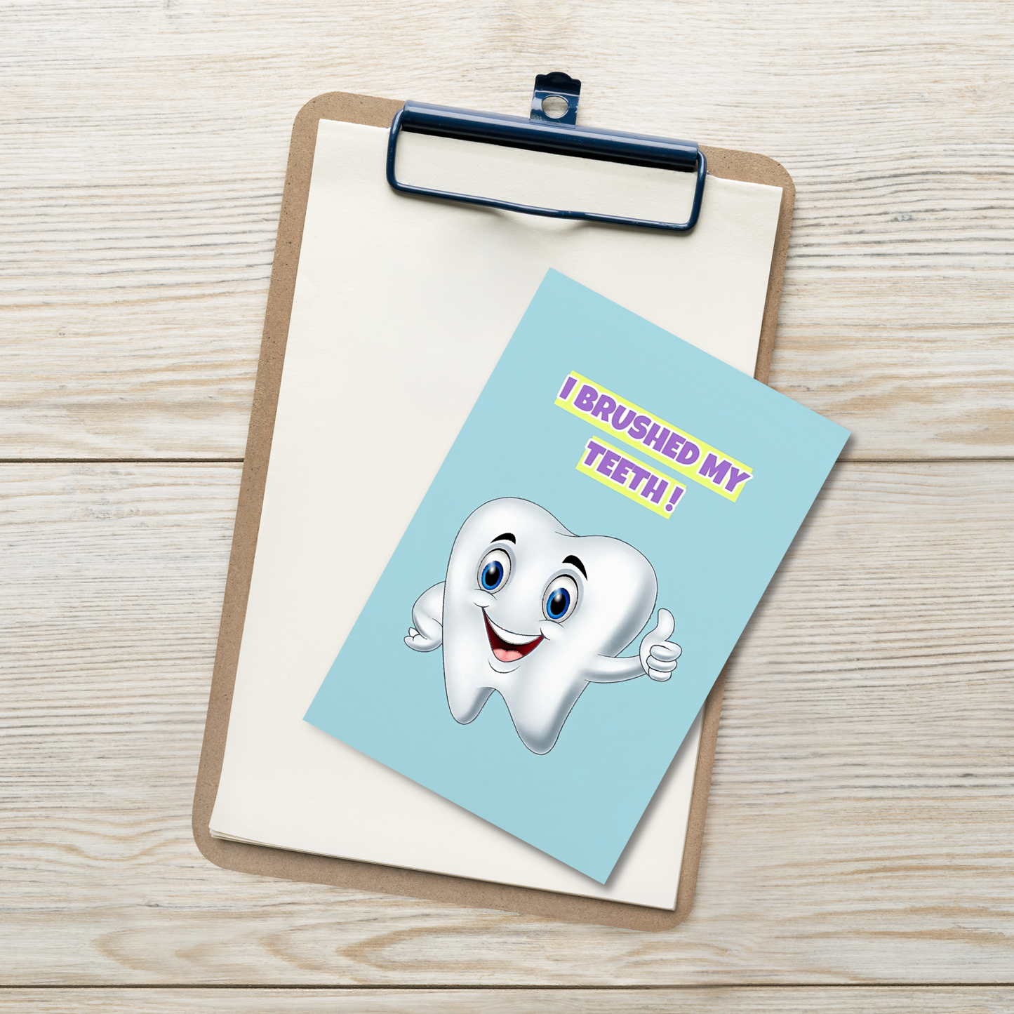 Dental Motivational & Reward Cards- I Brushed My Teeth!