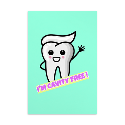 Dental Motivational & Reward Cards- I'm Cavity Free