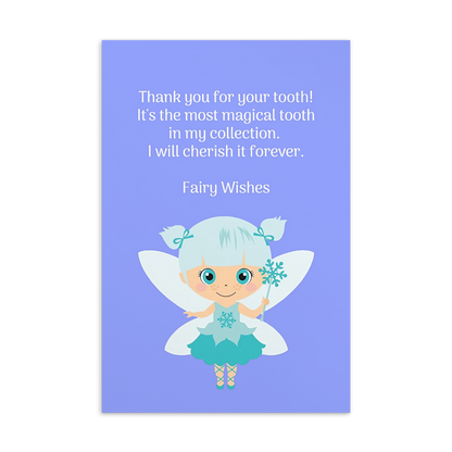 Tooth Fairy Thank You Cards- Thank You For Your Tooth! It's The Most Magical Tooth In My Collection