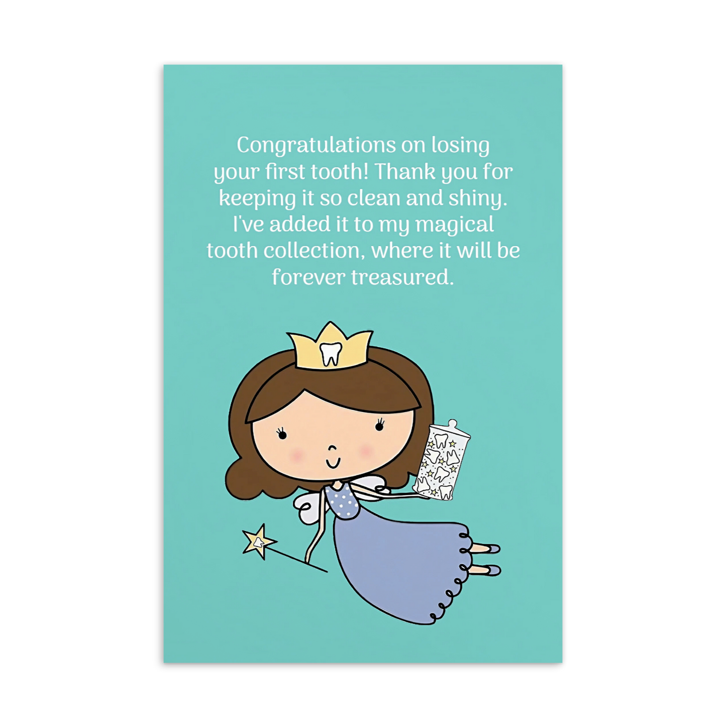 Tooth Fairy Thank You Cards- Congratulations On Losing Your First Tooth!