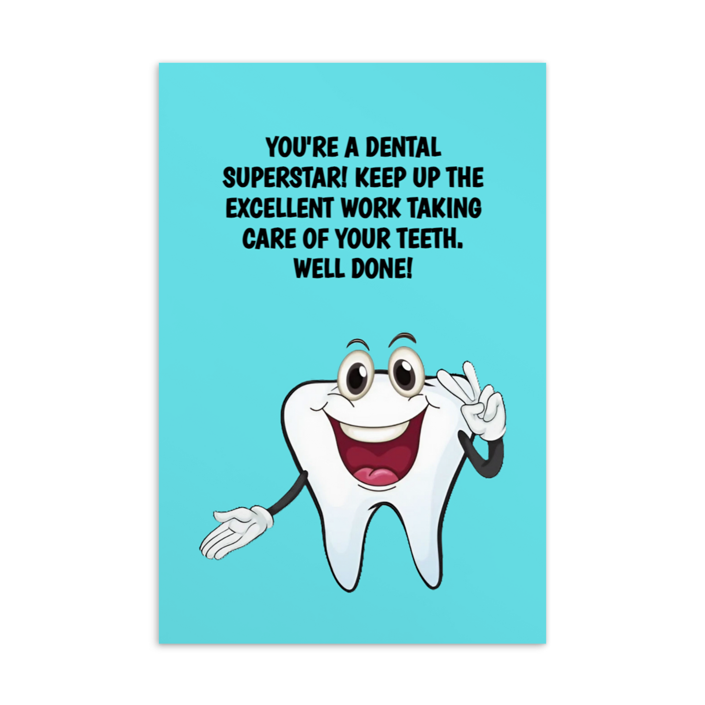 Dental Motivational & Reward Cards- You're A Dental Superstar!